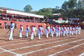 Salute to Chief Guest by the School Band